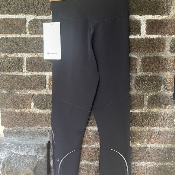 NWT Lululemon Reflective Crop Pants 23" - High Visibility Black, Size US 2 - Picture 7 of 7